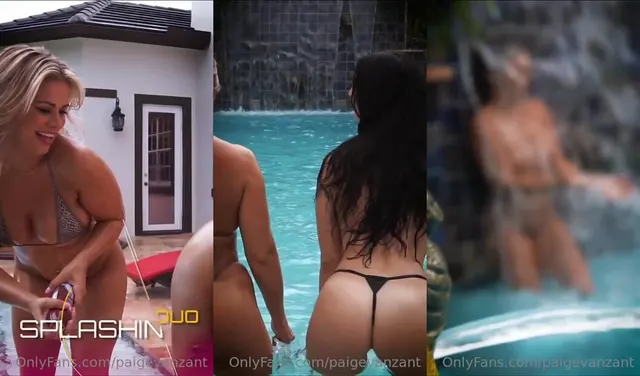Paige Vanzant S in giro in piscina