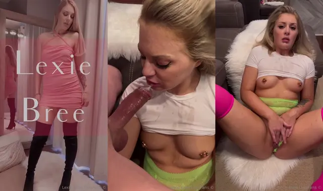 Lexie Bree fingert ihre saftige Muschi