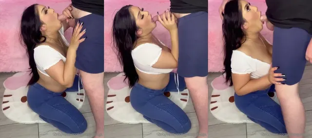 Joyride Jess gibt schlampigen Deepthroat-Blowjob