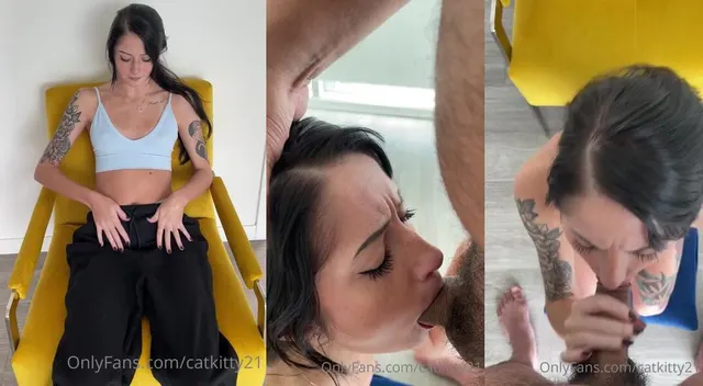 Catkitty21 lutscht einen harten Schwanz