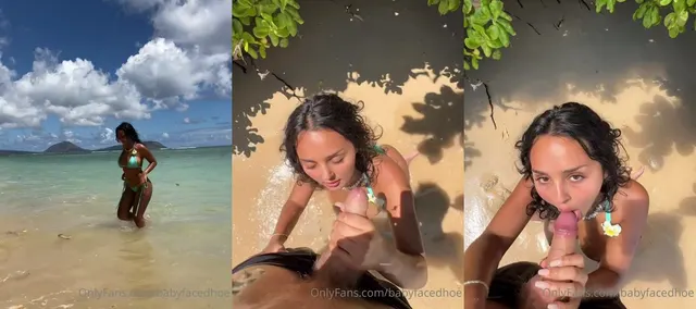 Kira Kattan Gets Facial At The Beach