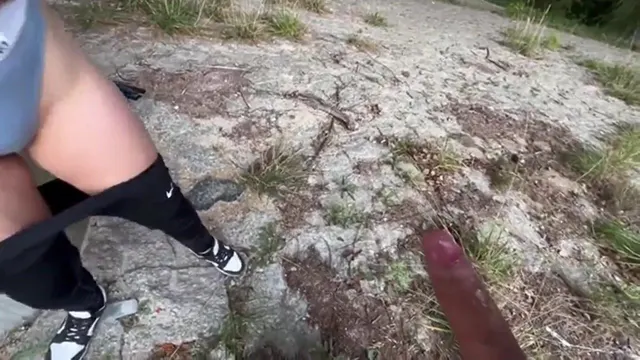 Julia Lauren Fucked Outside