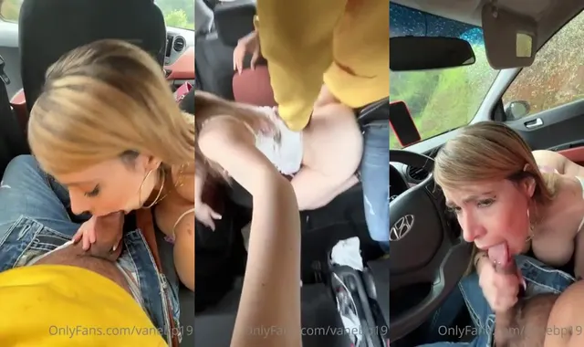 Vanessa Bohorquez fa un pompino nell'auto della sua amica