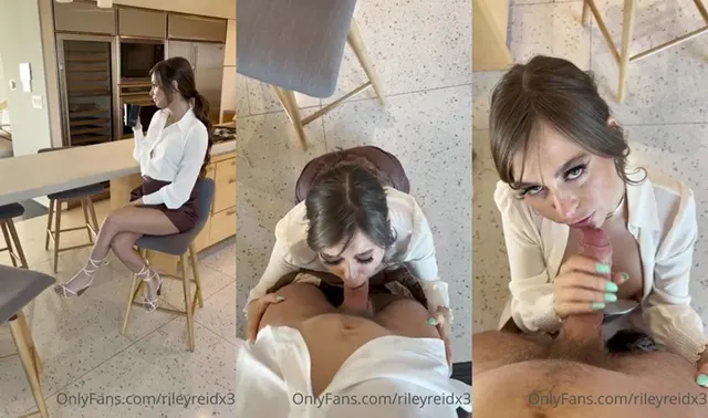 Riley Reid Sucks Him Dry Then Gets Drilled