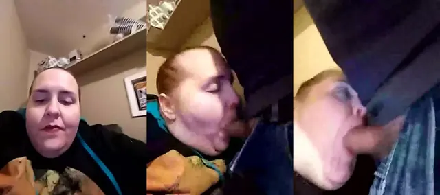 Bbw4Red20 gibt heimlich einen schlampigen Blowjob