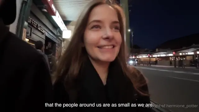 Hermine Potter fickt nach einer Tour durch Kyoto, Japan