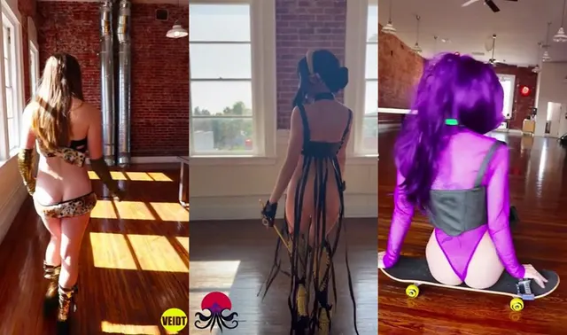 Grace Charis mette a nudo la figa nel suo cosplay