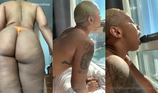 Thickassdaphne ist beim Saugen nuttig durchnässt