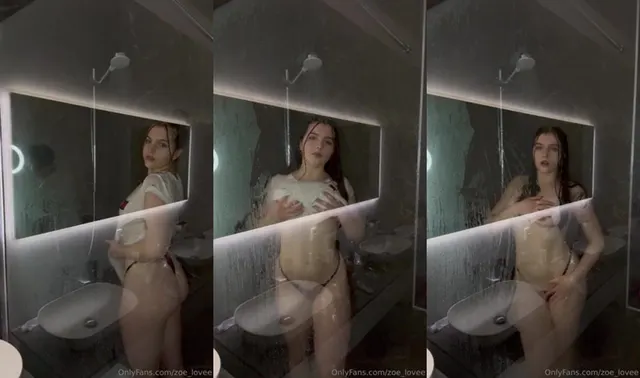 佐伊·洛维 (Zoe Lovee) 的蒸汽淋浴被视频捕捉到