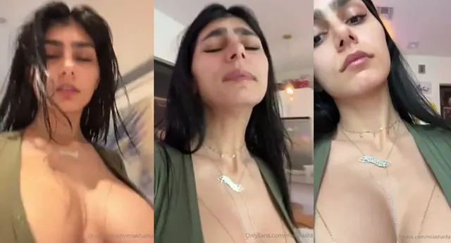 Mia Khalifa ostenta le sue tette grasse e il corpo in forma
