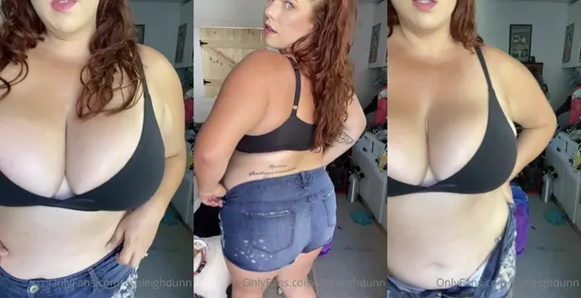 Ashleighdunn stellt ihre Kurven zur Schau