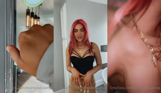 La dea rossa Olivia Mae cavalca un cazzo