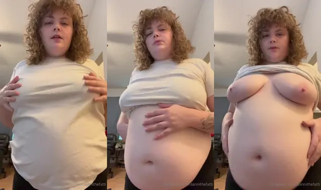 Dannithefatti mostra il suo corpo rotondo