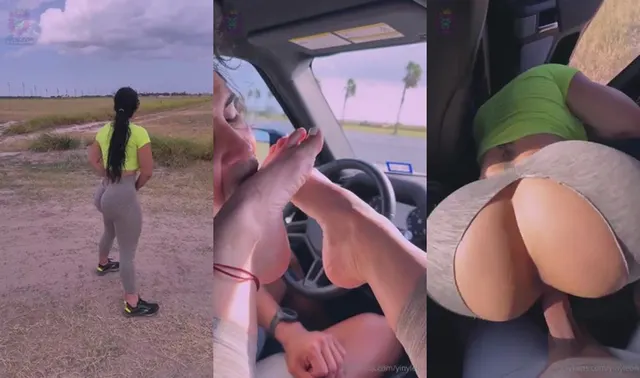 Yiny Leon Rides A Cock In The Car