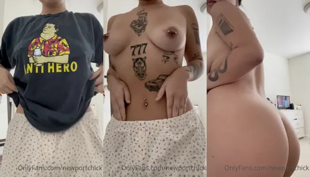 Newportchick mostra il suo corpo tatuato