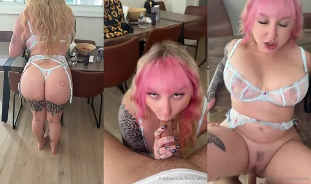 Skylar Vox scopa e ingoia la sborra del fidanzato
