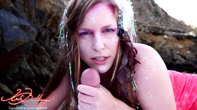 Seaside BJ With Xev Bellringer As A Mermaid