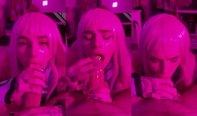 Lems7 Slurps Cock In Her Starfire Costume