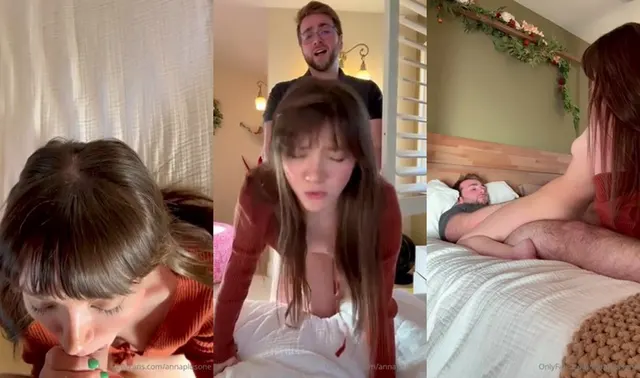 AnnaPlusOne reitet Schwanz, nachdem sie ihm einen Blowjob gegeben hat