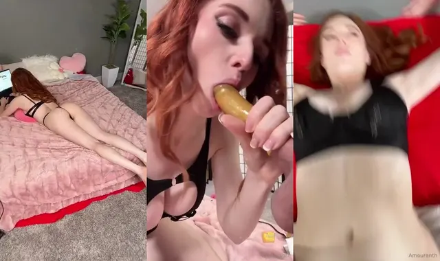 Amouranth BJ Tittenfick und doogiger Sex mit einem echten harten Schwanz NEUES PPV