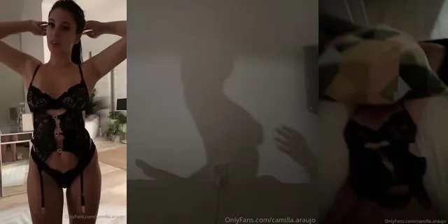 Camilla Araujo Insta Sensation Selbstgemachtes BG- und Dusch-Sextape