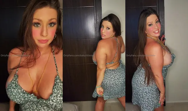 Babylittlelo verführt in knappem Kleid