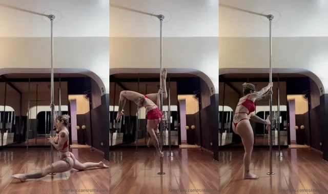 Rolita Pole Dances in purer Versuchung