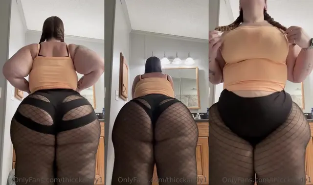Thicckandy1 Twerking im Netz-Outfit