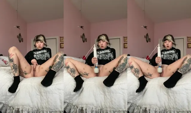 Feverdreameuphoria verwendet einen Vibrator in der Muschi