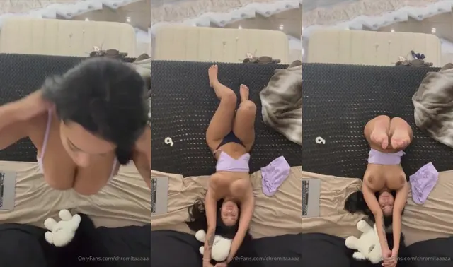 Top View Of Chromita Twerking Her Ass