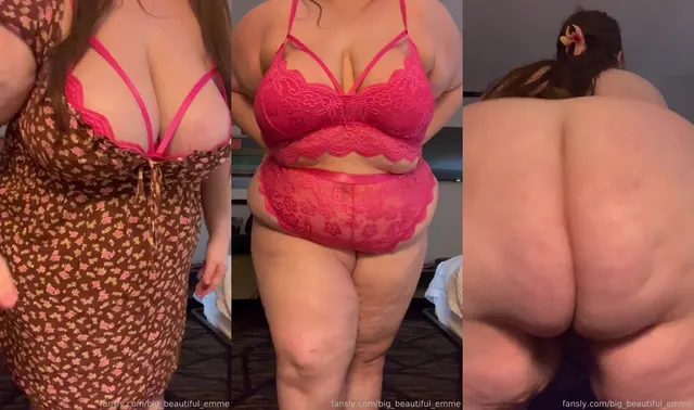 Big_Beautiful_Emme si spoglia lentamente