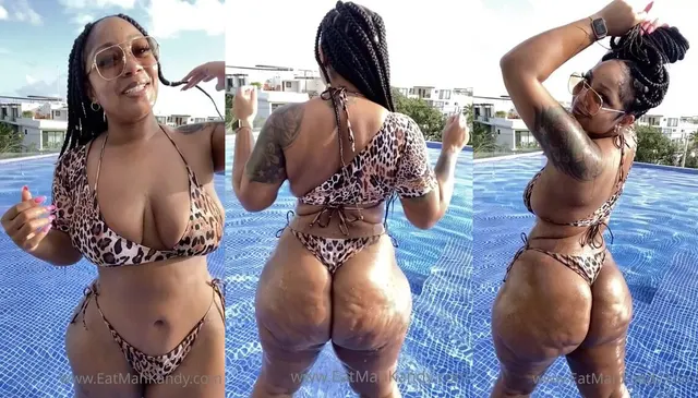 Eatmahkandy Twerking in Zeitlupe