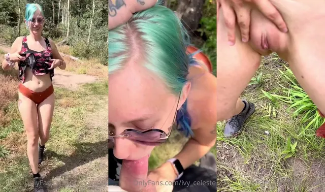 Ivy_Celeste dans les bois en train de faire l'amour