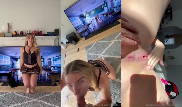La studentessa Fairyquadmother scopa il suo professore