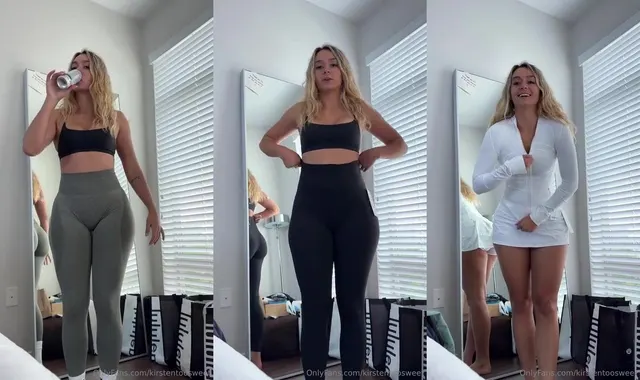 Kirstentoosweet Sexy Anprobevideo durchgesickert