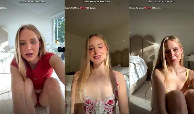 Caroline Zalog Valentines Day Livestream Video Leaked
