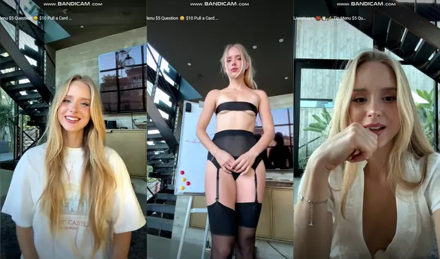 Caroline Zalog 8. September Livestream-Video durchgesickert