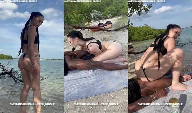 Auhneesh Nicole Beach Sex Tape Video Leaked