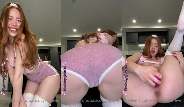 Die spielerische Masturbation von Basicdaysforever