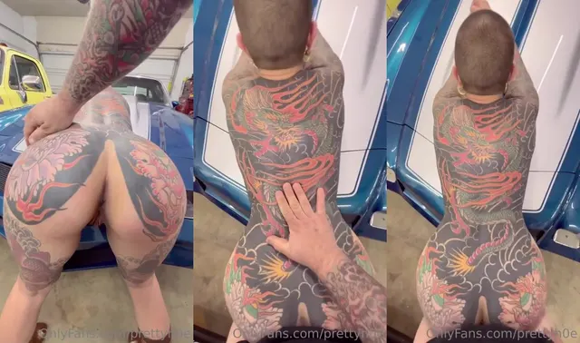 Prettyh0E beugt sich vor, um gefickt zu werden