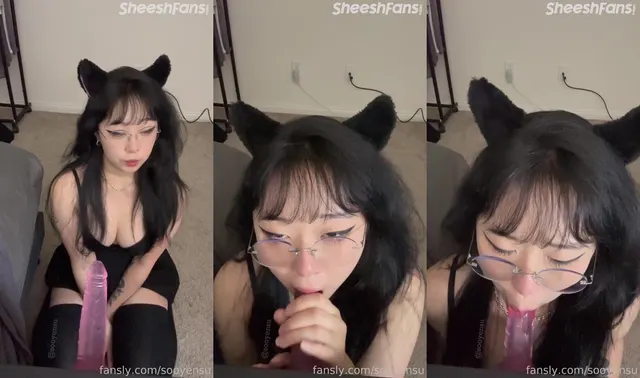 Sooyensu Semi Cosplay- With Cat Ears First Ever Blowjob Ppv Leaked Fansly Video