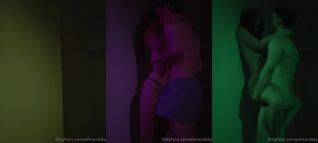 JohnandSky Sex Tape unter Disco-Lichtern