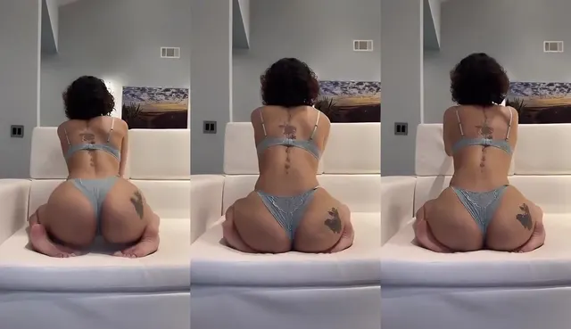 Fwtina Sits Up And Down In Her Underwear