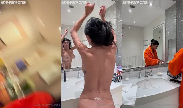 Mia Khalifa Ppv-Dusche, Lotion und kläffendes Onlyfans-Videoleck