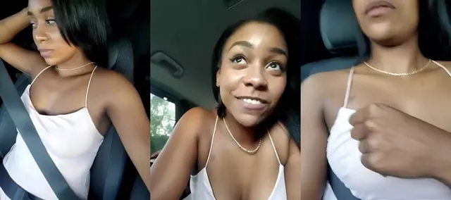 Fellation en voiture avec Pinkydollnpc
