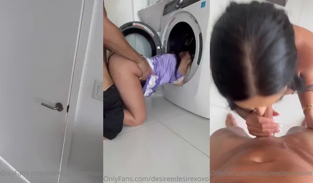 Desireedesirexoxo's Laundry Day Sex Tape