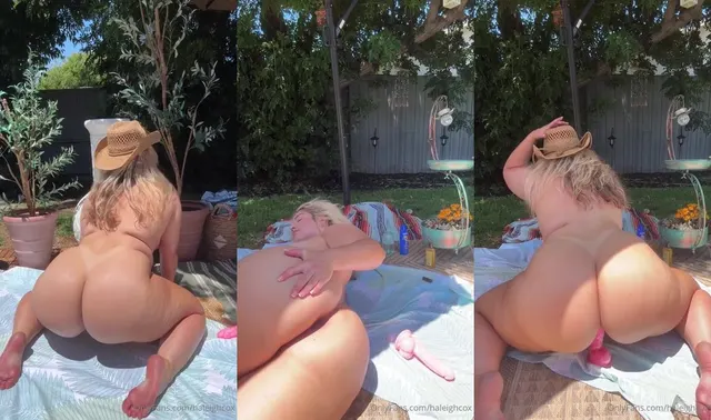 Haleigh Cox 的户外自慰