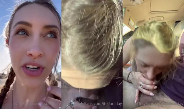 Dani Day succhia il cazzo del suo autista Uber