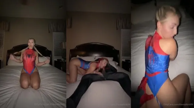 Miles Morales bumst Therealbrittfits Spidergirl