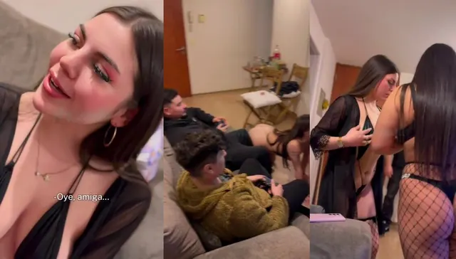 Lemuriana & BellezaChilenaa 的四人性爱录像带